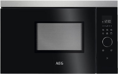 AEG MBB1756DEM 60cm Einbau-Mikrowelle / Touch-Bedienung / Grillfunktion / Display mit Uhr mit Grill