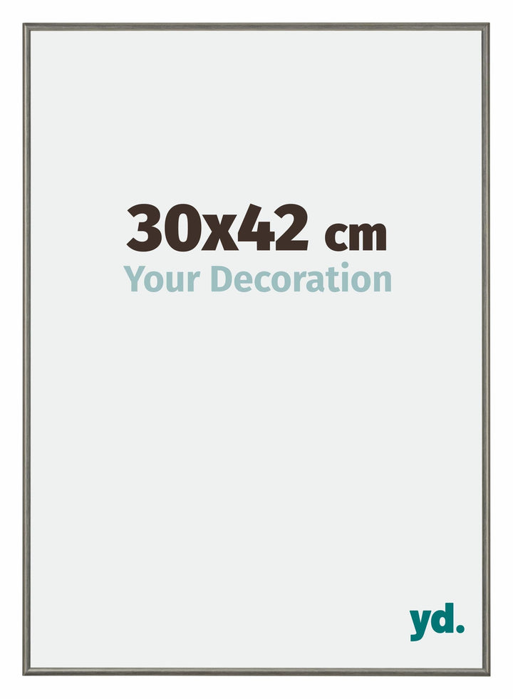 yd. Your Decoration - Bilderrahmen 30x42 cm - Bilderrahmen aus Aluminium mit Acrylglas - Antireflex
