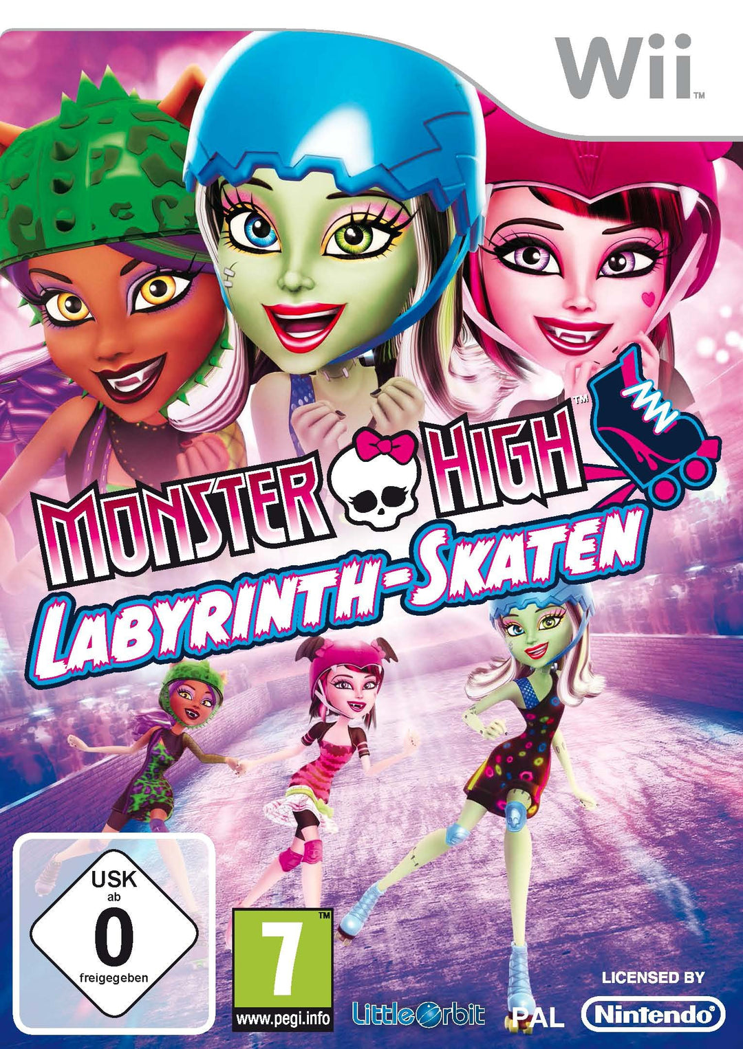 Monster High - Labyrinth-Skaten Nintendo Wii, Nintendo Wii
