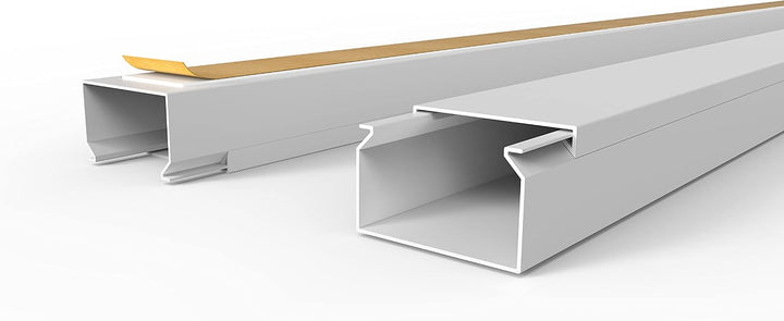 SCOS Smartcosat Kabelkanal 40 x 25 mm H x B 10x 1 m Selbstklebend PVC Kunststoff, Aufputz für Wand M
