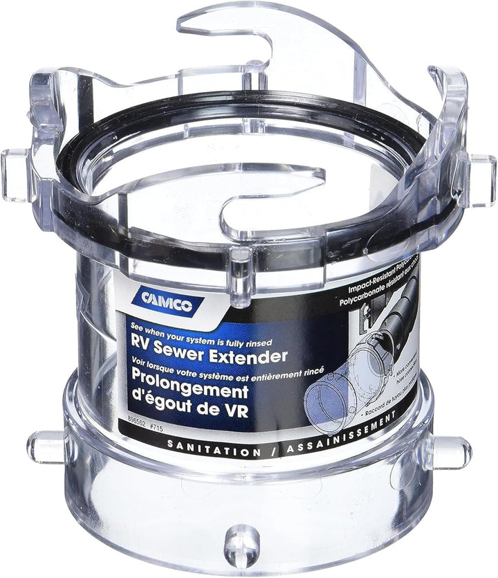 Camco 39562 transparenter Abwasserschlauch 8,9 cm Adapter Zoll 3.5 - Inch, 3.5 - Inch