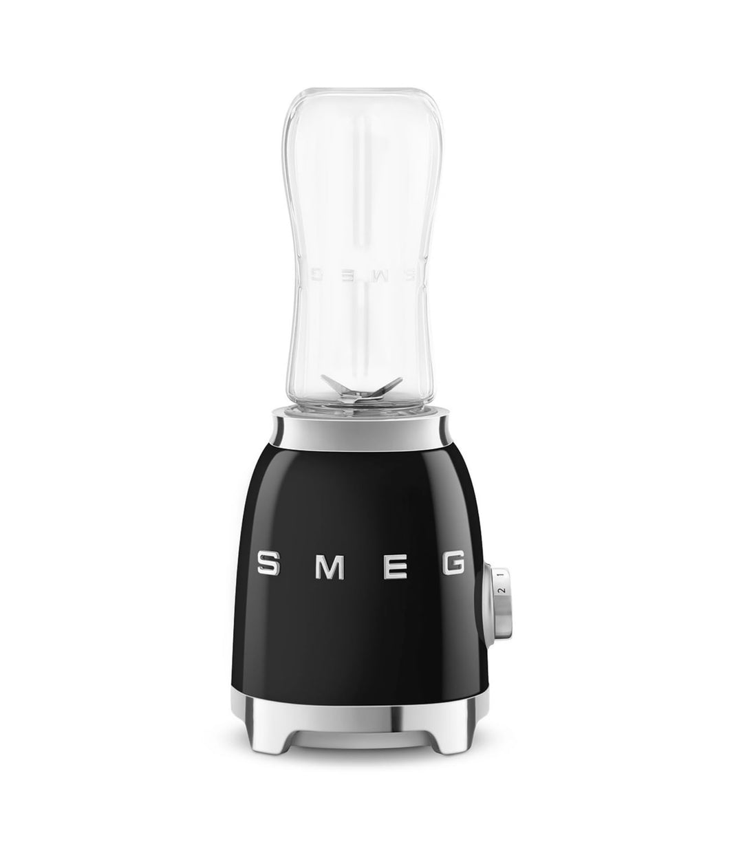 SMEG, Personal Blender PBF01BLEU, 2 Geschwindigkeitsstufen, Doppelklinge aus Edelstahl, 2 x 600 ml F