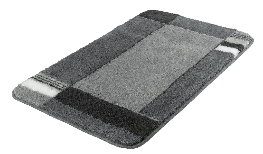Kleine Wolke 7258901360 Badteppich Padova, 60 x 100 cm, anthrazit Anthrazit 60 x 100 cm Single, Anth