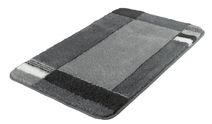 Kleine Wolke 7258901360 Badteppich Padova, 60 x 100 cm, anthrazit Anthrazit 60 x 100 cm Single, Anth