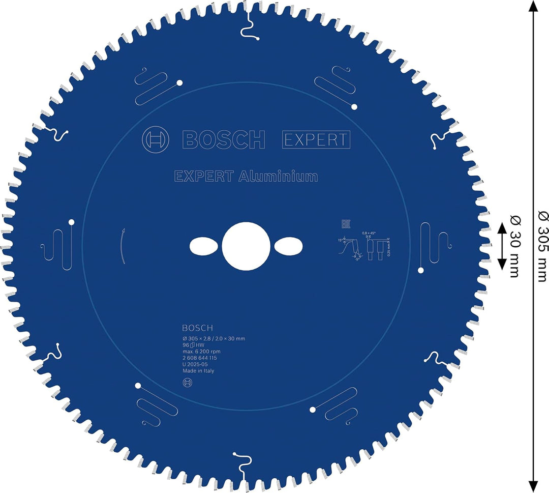Bosch Accessories Bosch Professional 1x Kreissägeblatt Expert for Aluminium (für Aluminium, Sägeblat