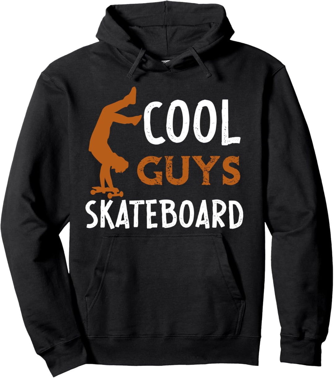 Cool Guys Skateboard, skaten, Skater Guys, Skater-Boy Pullover Hoodie