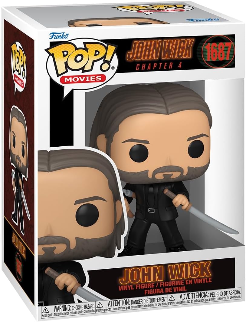 Funko Pop! Movies: John Wick 4 - John Wick - Vinyl-Sammelfigur - Geschenkidee - Offizielle Handelswa