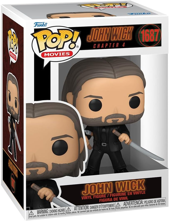 Funko Pop! Movies: John Wick 4 - John Wick - Vinyl-Sammelfigur - Geschenkidee - Offizielle Handelswa