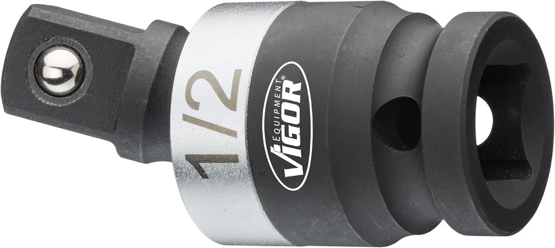 Vigor Kraft-Gelenk Satz (Vierkant 6,3 mm (1/4 Zoll), 10 mm (3/8 Zoll), 12,5 mm (1/2 Zoll), 25° Schwe