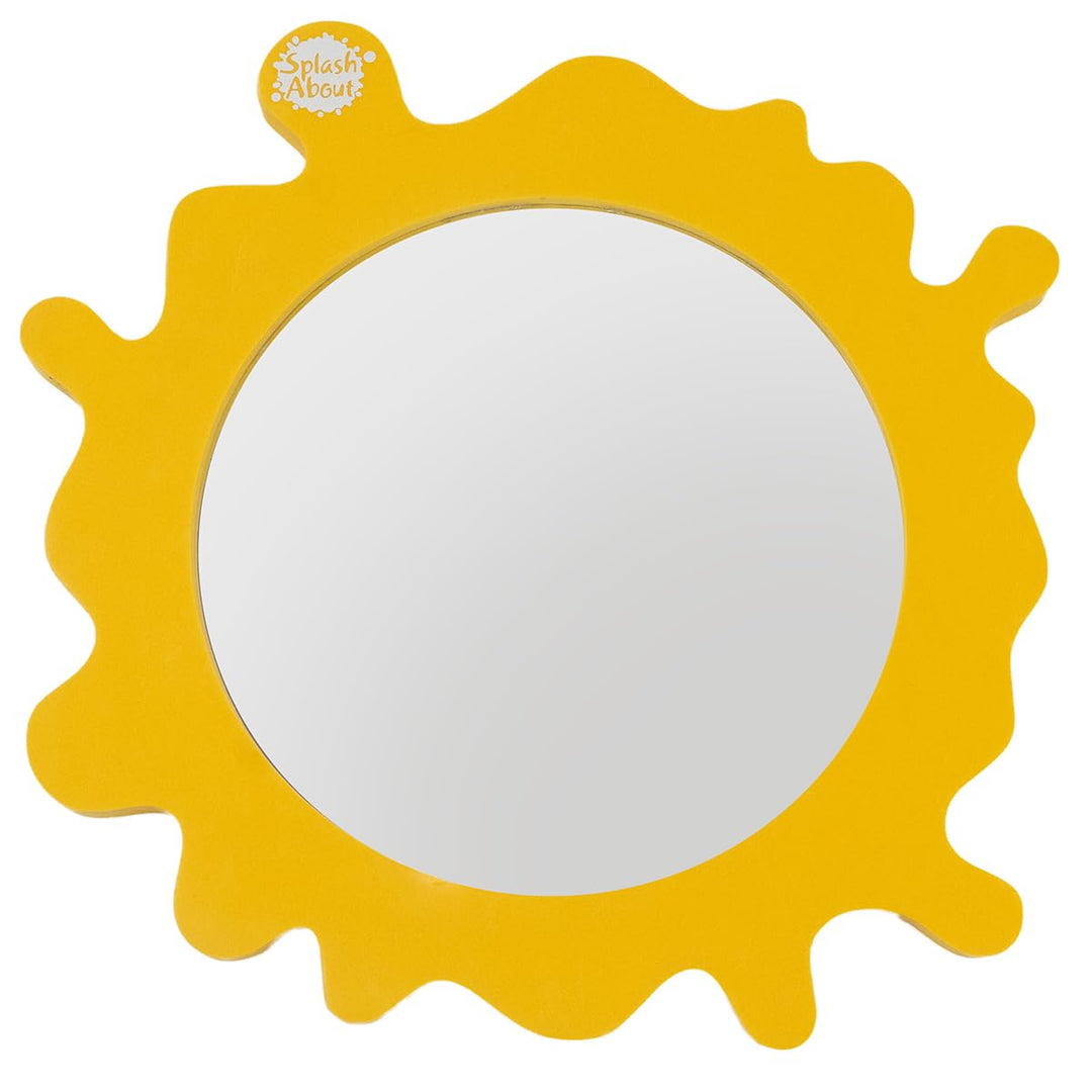 Splash About Bath & Pool Mirror for Baby & Toddler Yellow Splash, Yellow Splash