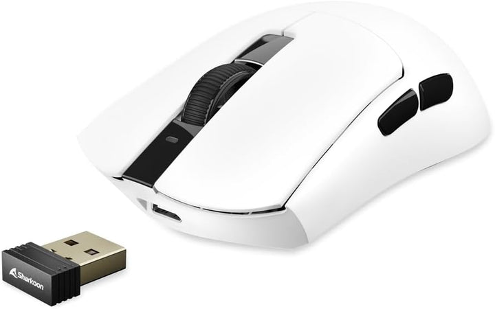 Sharkoon FIREGLIDER One Gaming-Maus, Kabelgebunden und Kabellos, Dual-Mode