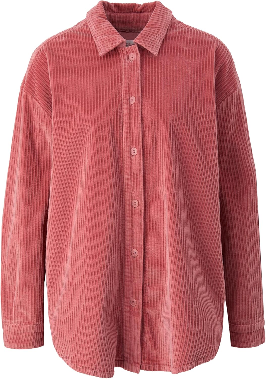 s.Oliver Damen Cord Overshirt Jacke ORANGE, L