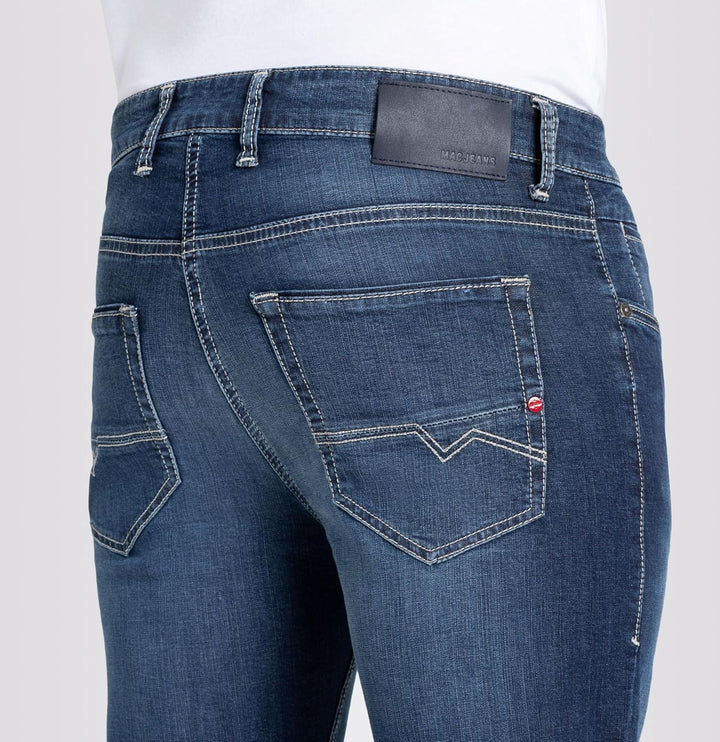 MAC Jeans Herren Jeans Hose Arne Pipe Stretchdenim Blue Used 30W / 32L Tiefes Blau, 30W / 32L Tiefes