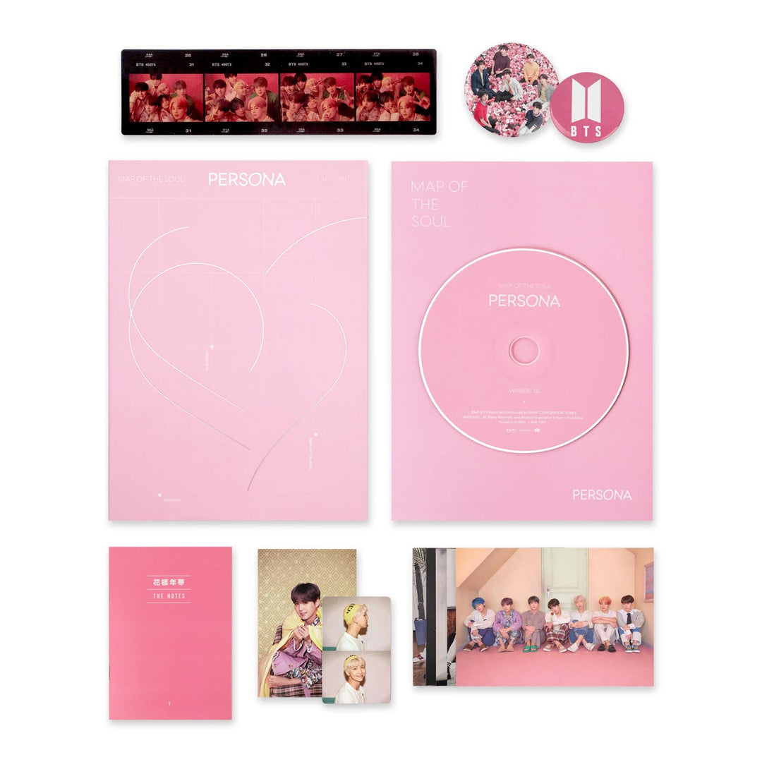 BTS Album - MAP OF SOUL : PERSONA [ 1 Ver. ] CD + Photobook + Mini Book + Photocard + Postcard + Pho