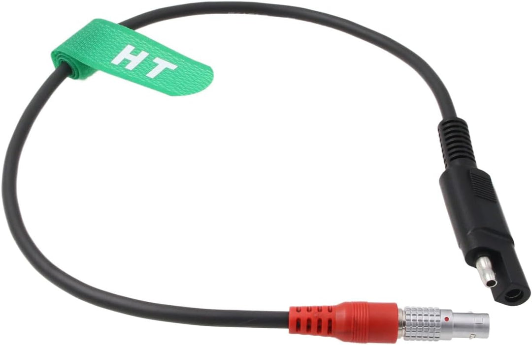 HangTon Externes Stromkabel für Sokkia GRX1 GRX2 GRX3 GNSS Receiver 5-polig (12 V SAE Stromkabel) 12