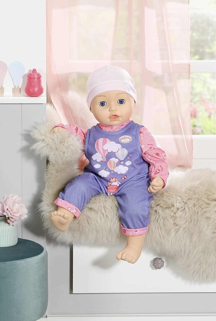Baby Annabell, Puppe, Grosse Annabell 54cm, weiche Puppe in echter Babygrösse mit Strampler, Mütze,