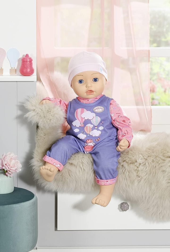 Baby Annabell, Puppe, Grosse Annabell 54cm, weiche Puppe in echter Babygrösse mit Strampler, Mütze,