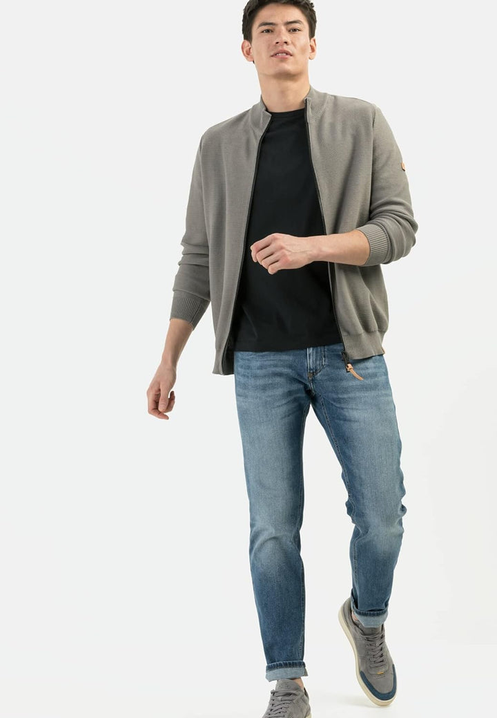camel active Herren Slim Fit fleXXXactive® 5-Pocket Jeans 31W / 32L Blau, 31W / 32L Blau