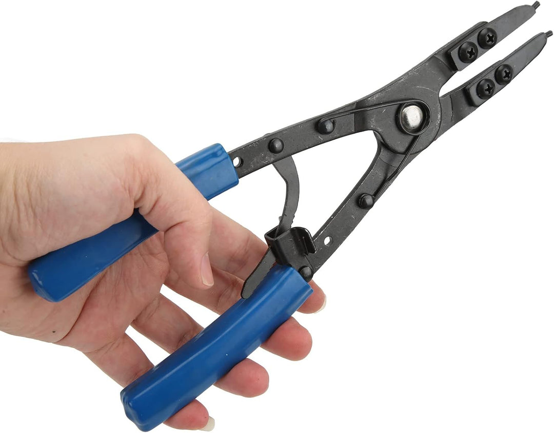 Seegeringzange Gross,Snap Ring Plier Set,Seegeringzange,Auto-Wartungswerkzeuge 2Pcs Heavy Duty Inter