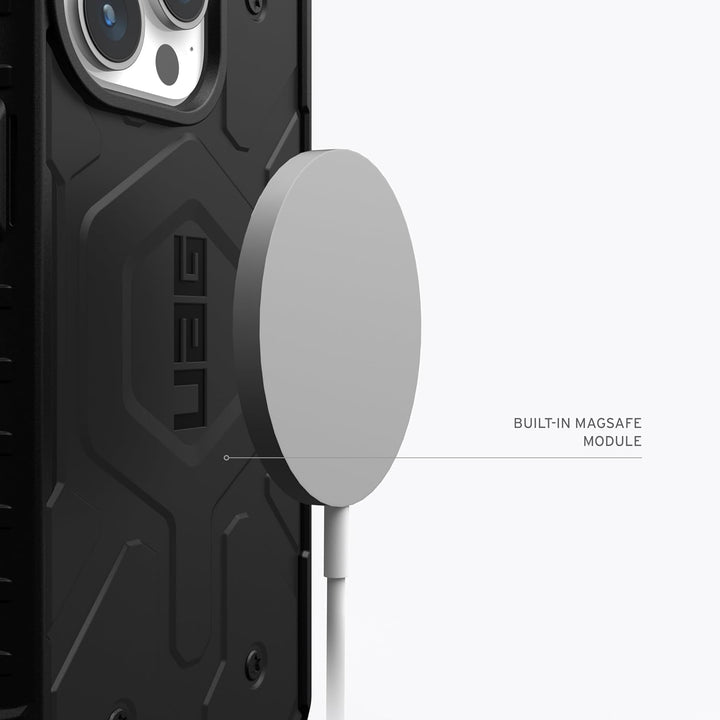 URBAN ARMOR GEAR Pathfinder Hülle kompatibel mit Apple iPhone 15 Pro Max Case [Wireless Charging/Mag