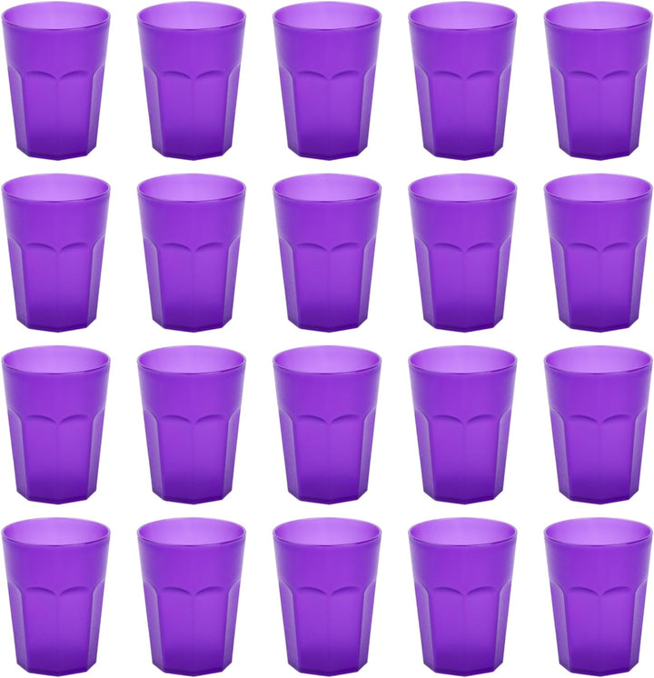 ENGELLAND 20x Kunststoffbecher Trinkbecher Party-Becher Plastik Trink-Gläser Mehrweg Coktailbecher L