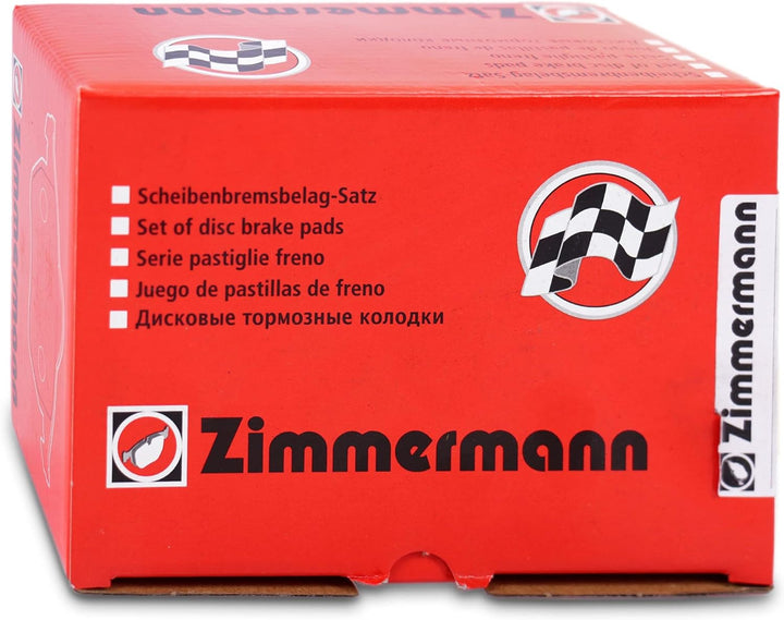 ZIMMERMANN 23418.190.1 Serie Bremsbeläge, vorne, 1 Sensor, inklusive Platte dämpfend