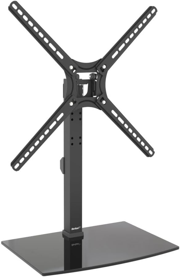 Barkan Tischplatte TV Standfuss TV Wandhalterung 29-58 Zoll Schwenkbar & Neigbare TV Ständer, hält b