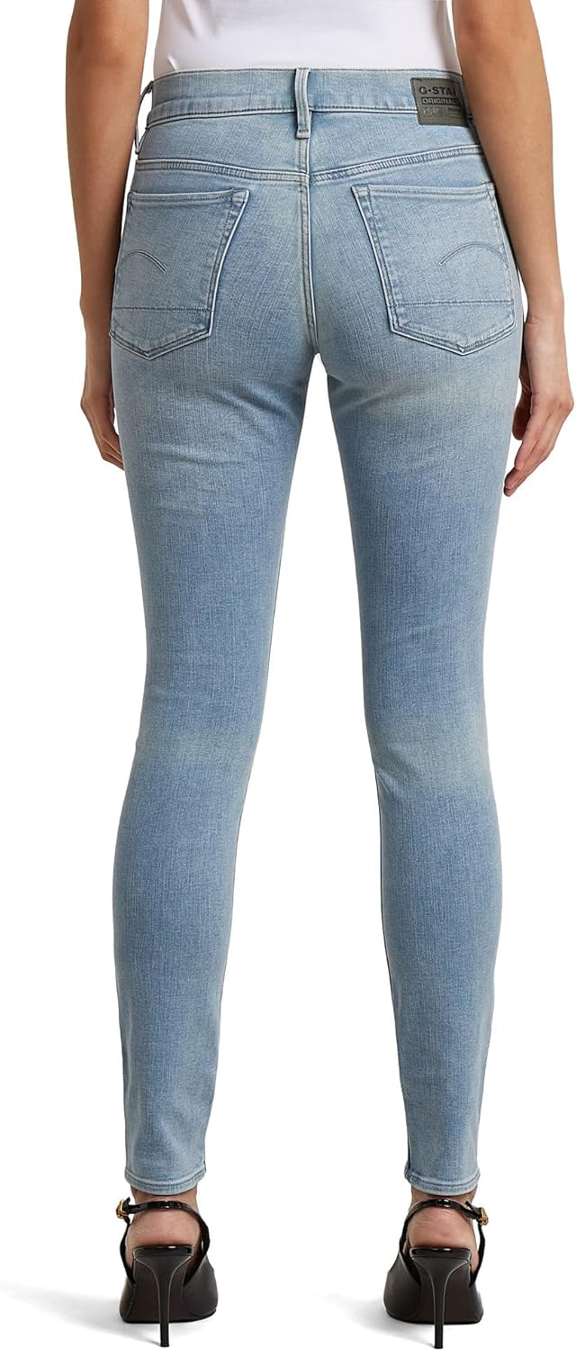 G-STAR Damen 3301 Skinny Jeans 23W / 30L Blau (Lt Aged D05175-8968-424), 23W / 30L Blau (Lt Aged D05