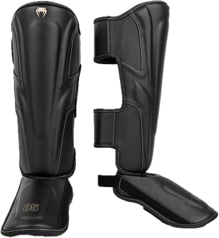 Venum Unisex-Adult Impact Evo Schienbeinschützer XL Schwarz, XL Schwarz