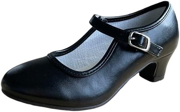 La Senorita Spanische Flamenco Schuhe 24 EU Schwarz, 24 EU Schwarz