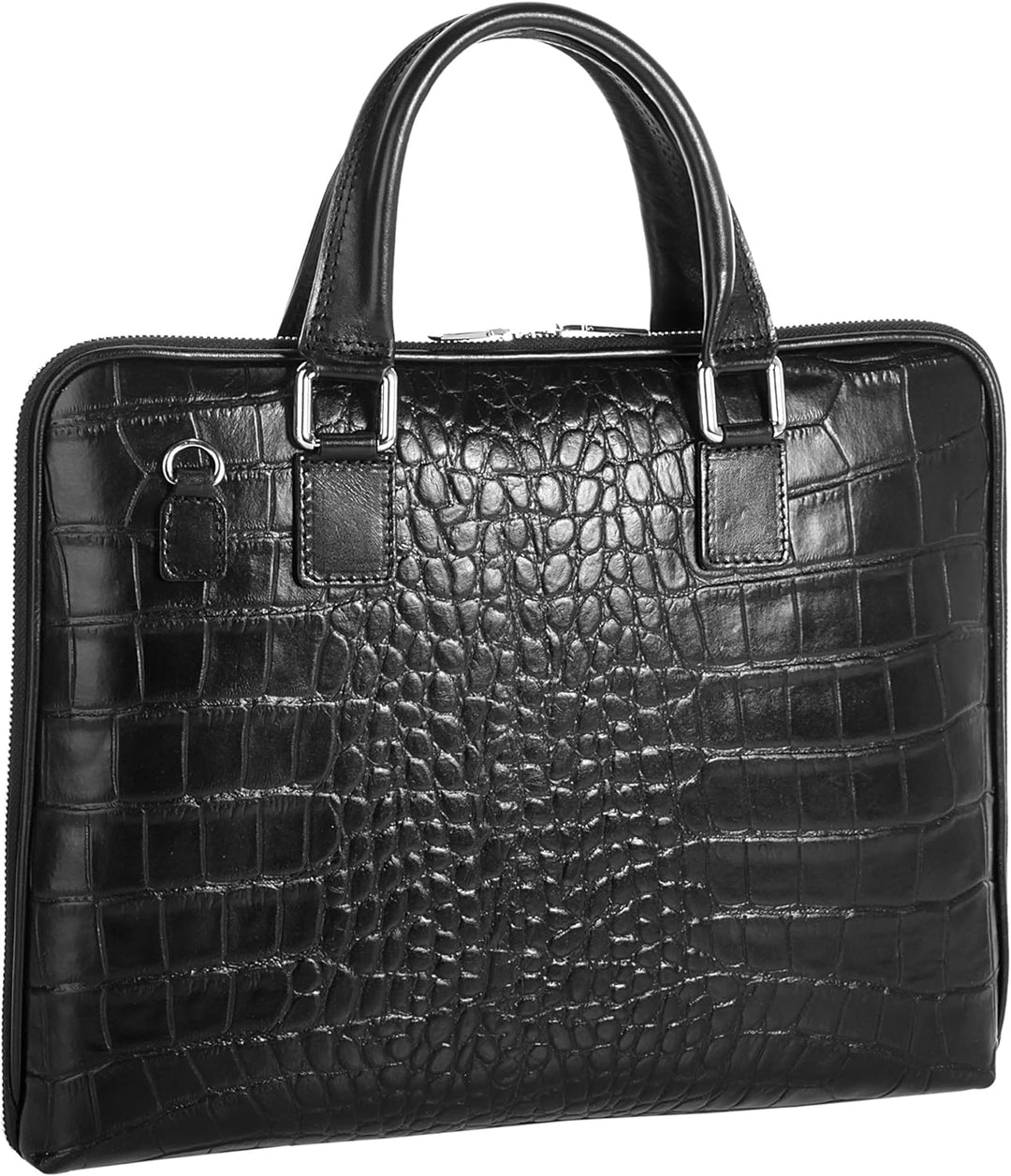 Cluty Aktentasche echt Leder schwarz Damen - 016848