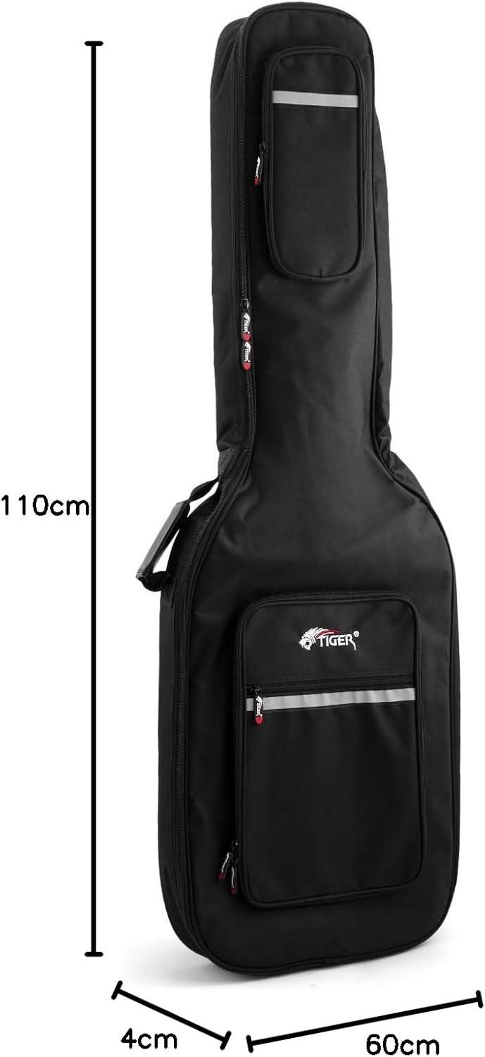 Tiger GGB35-BS Tasche für Bassgitarre Bass/Padded, Bass/Padded