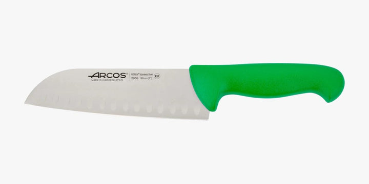 Arcos Serie 2900 - Santoku Messer Messer Asiatischer ArtAsian Knife - Klinge Nitrum Edelstahl 180 mm