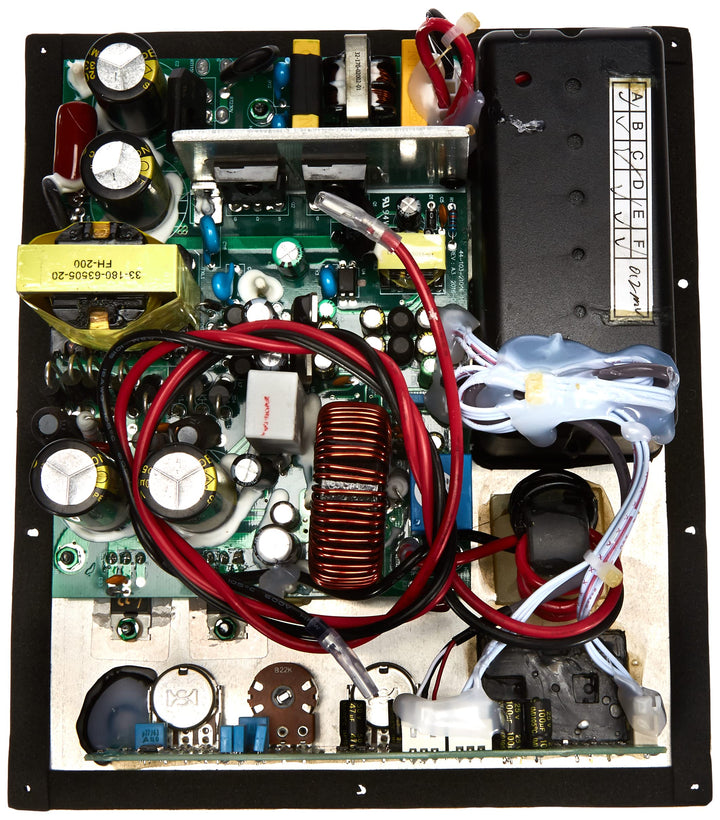 MONACOR SAM-200D Subwoofer Aktiv-Modul mit 200 W, variablem Tiefpass, Tieftöner mit stufenlos regelb