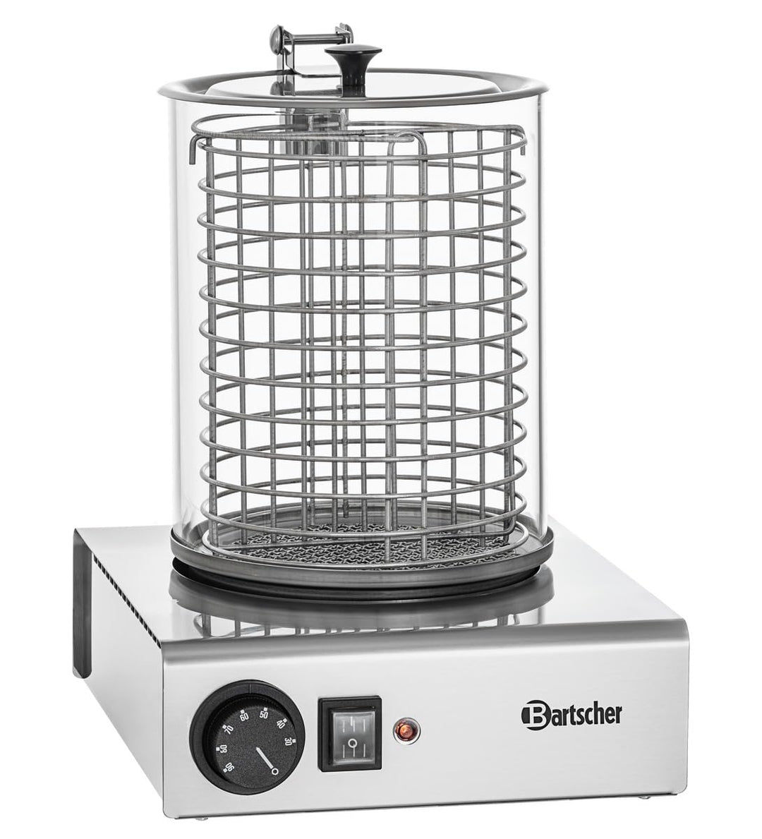 Bartscher a120401 Dampfgarer für Hot Dog 1000 W Edelstahl Maschine für Hot Dog