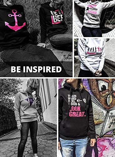 Comedy Shirts - Herz Pfote2 - Mädchen Hoodie - Kapuze, Kängurutasche, Langarm, Print-Pulli, Grau / L