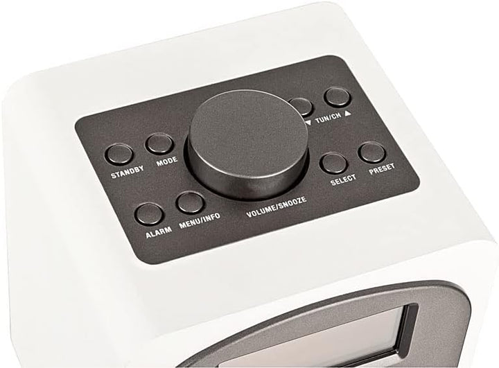 Roadstar HRA-600D+ Digital-Radio mit DAB+ und UKW Tuner (Weckfunktion, Dual-Alarm, Kopfhörer-Anschlu