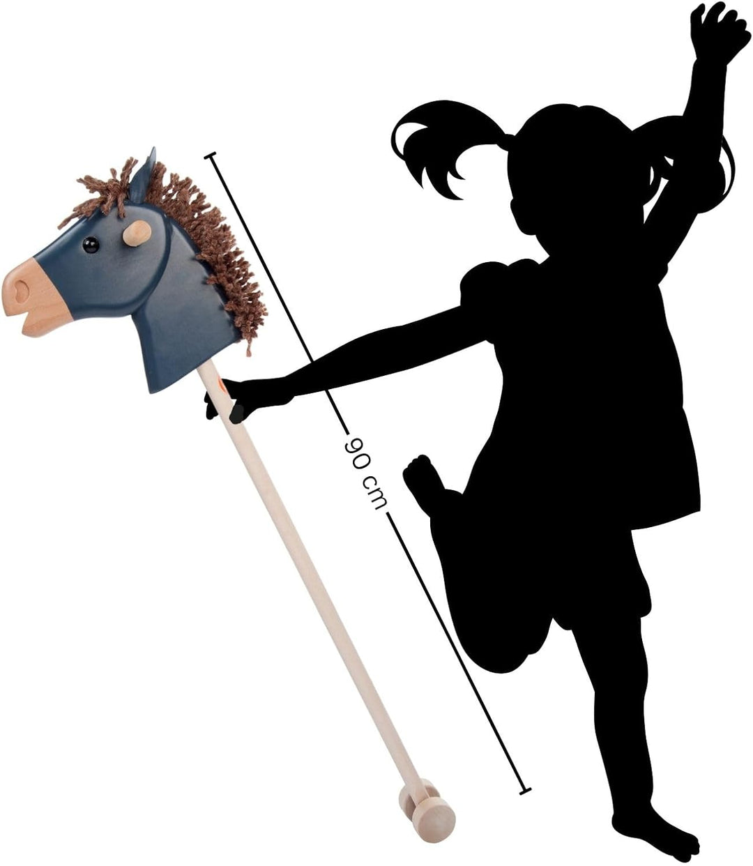 Steckenpferd Esel Holz | Stabpferd, Holzpferd, Steckenesel, Stockpferd, Hobby Horse