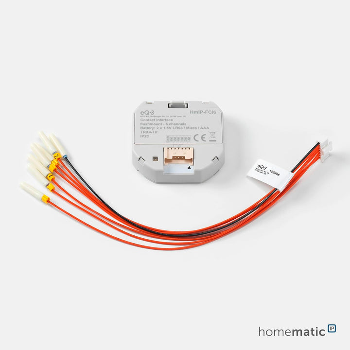 Homematic IP Smart Home Kontakt-Schnittstelle Unterputz – 6-fach, 153501A0 6-fach Unterputz, 6-fach