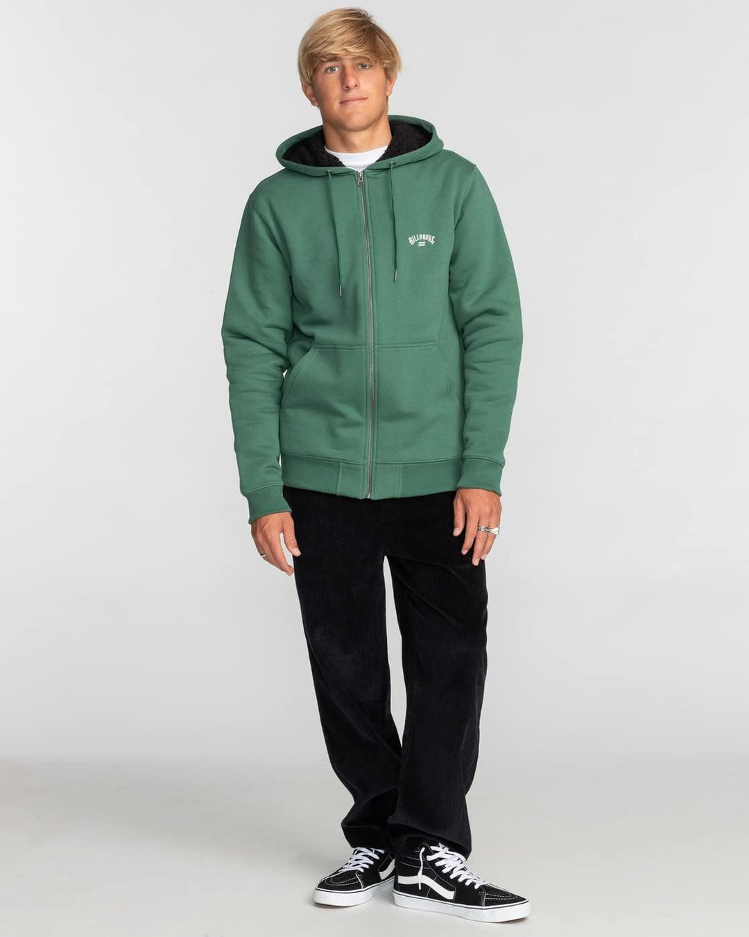 Billabong Herren Arch Sherpa Sweatshirt (1er Pack) XS Jungle, XS Jungle