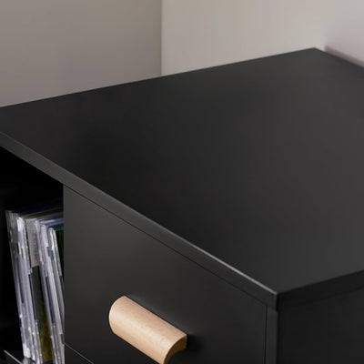 SoBuy FBT95-SCH Nachttisch mit 3 Schubladen und 2 offenen Fächern Sofatisch Beistelltisch Telefontis