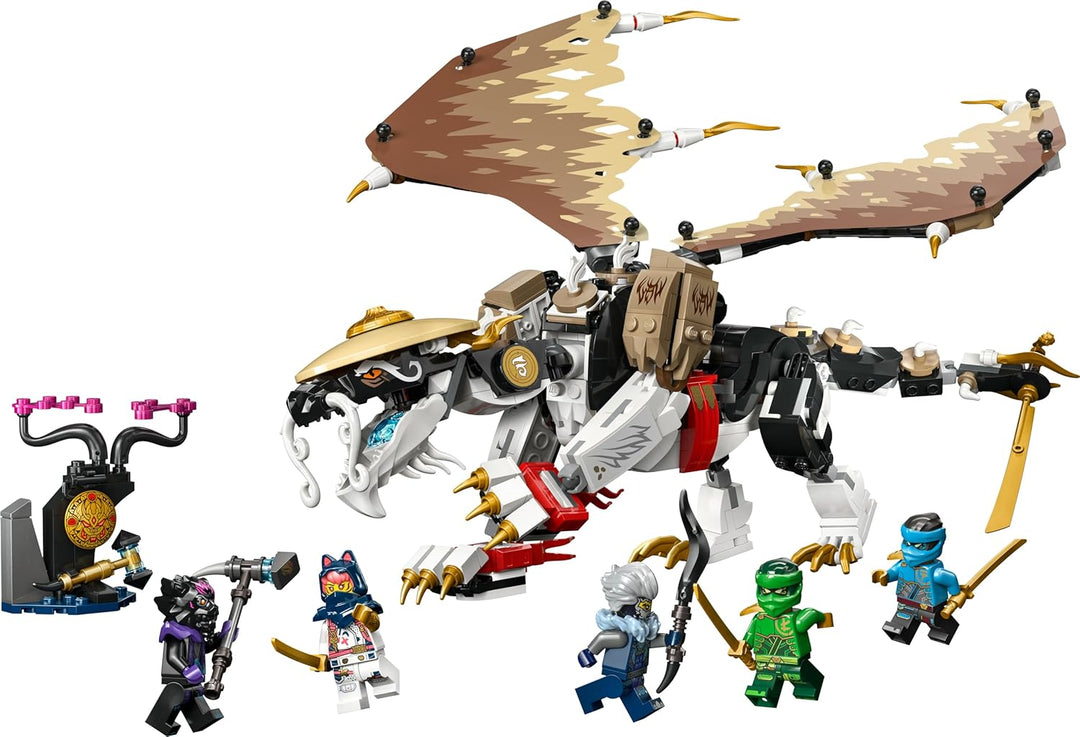 LEGO NINJAGO Egalt der Meisterdrache, Ninja-Set mit Drachen-Spielzeug und 5 Figuren inkl. Lloyd und