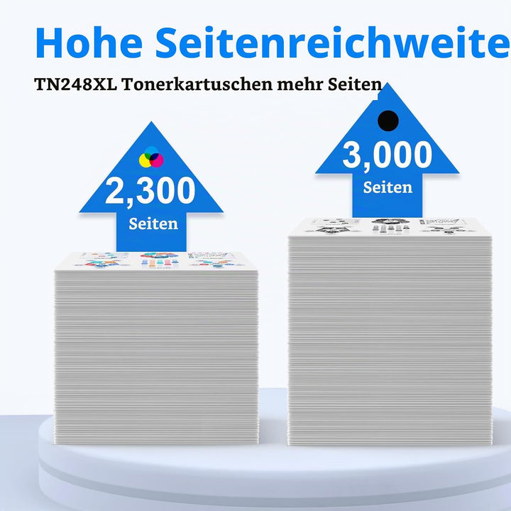 MYCARTRIDGE TN248XL Kompatibel für Brother TN-248XL TN248 für Brother MFC-L3760CDW MFC-L3740CDWE DCP