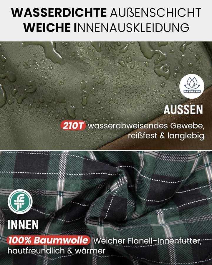 KingCamp Schlafsack für Erwachsene, Winter, Flanell, kompakt, 3-4 Jahreszeiten, Decke für Camping, R