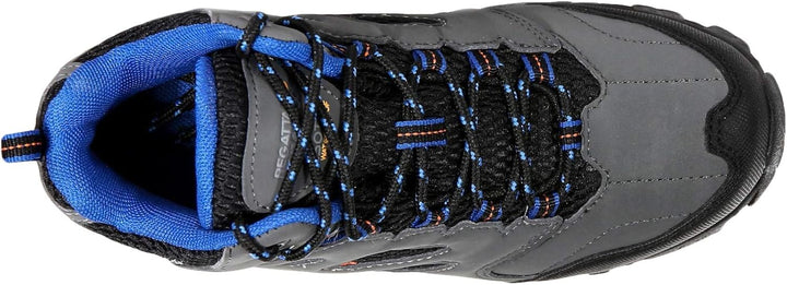 Regatta Jungen Holcombe Iep Wasserdichte, Atmungsaktive Halbhohe Wanderstiefel mit AbriebschutzGummi
