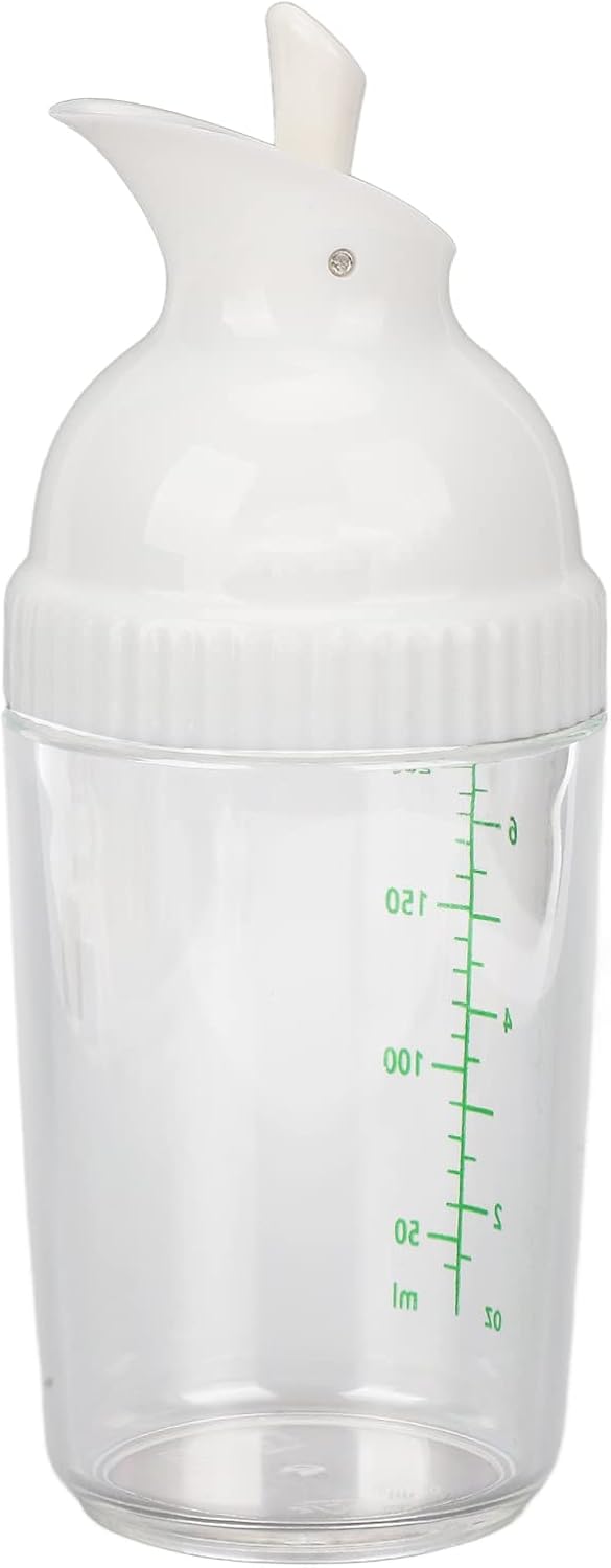 200 Ml Salatdressing-Shaker BPA-frei Verhindert Auslaufen Salatdressingglas mit Deckel für die Küche