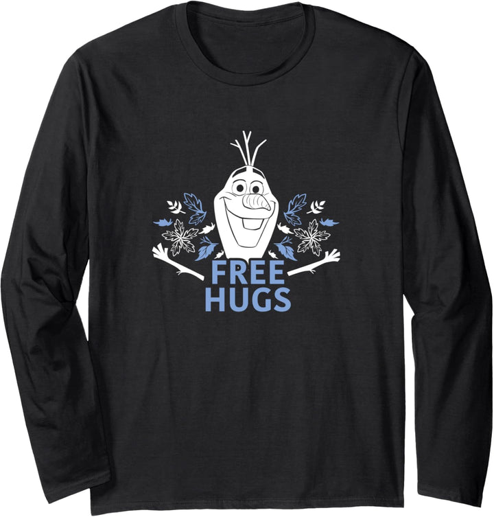 Disney Frozen 2 Olaf Free Hugs Foliage Poster C1 Langarmshirt