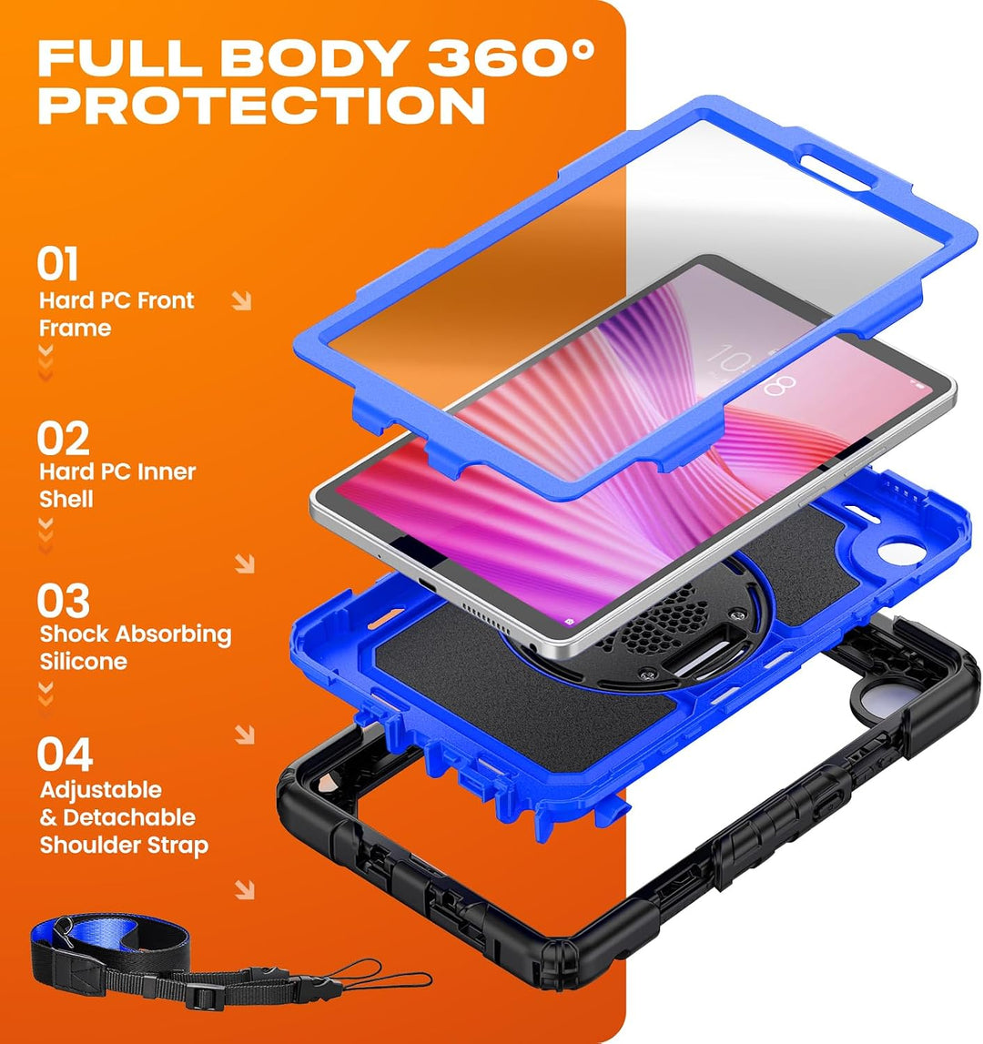 SEYMAC stock Hülle für Lenovo Tab One/Tab K9 (TB-305FU/TB-305XU) 8.7 inch 2025, Stossfeste Hülle mit