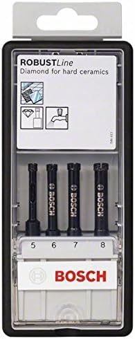 Bosch Professional 4tlg. Diamant-Bohrer-Set nass Diamond for Hard Ceramics 5, 6, 7, 8mm, 5, 6, 7, 8m