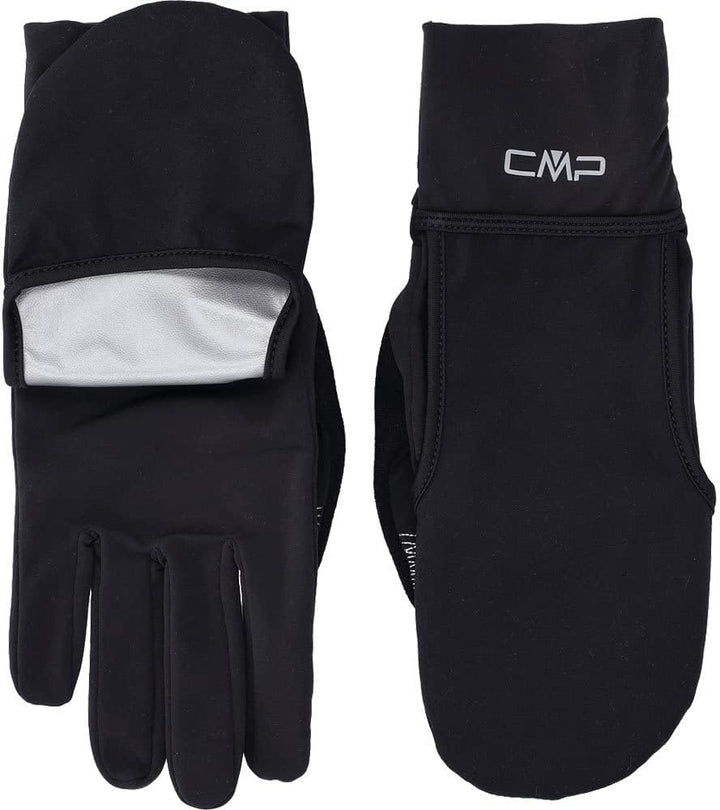 CMP Damen Damenhandschuhe mit Faltbarem, Laminiertem Fäustling skihandschuhe, S-M